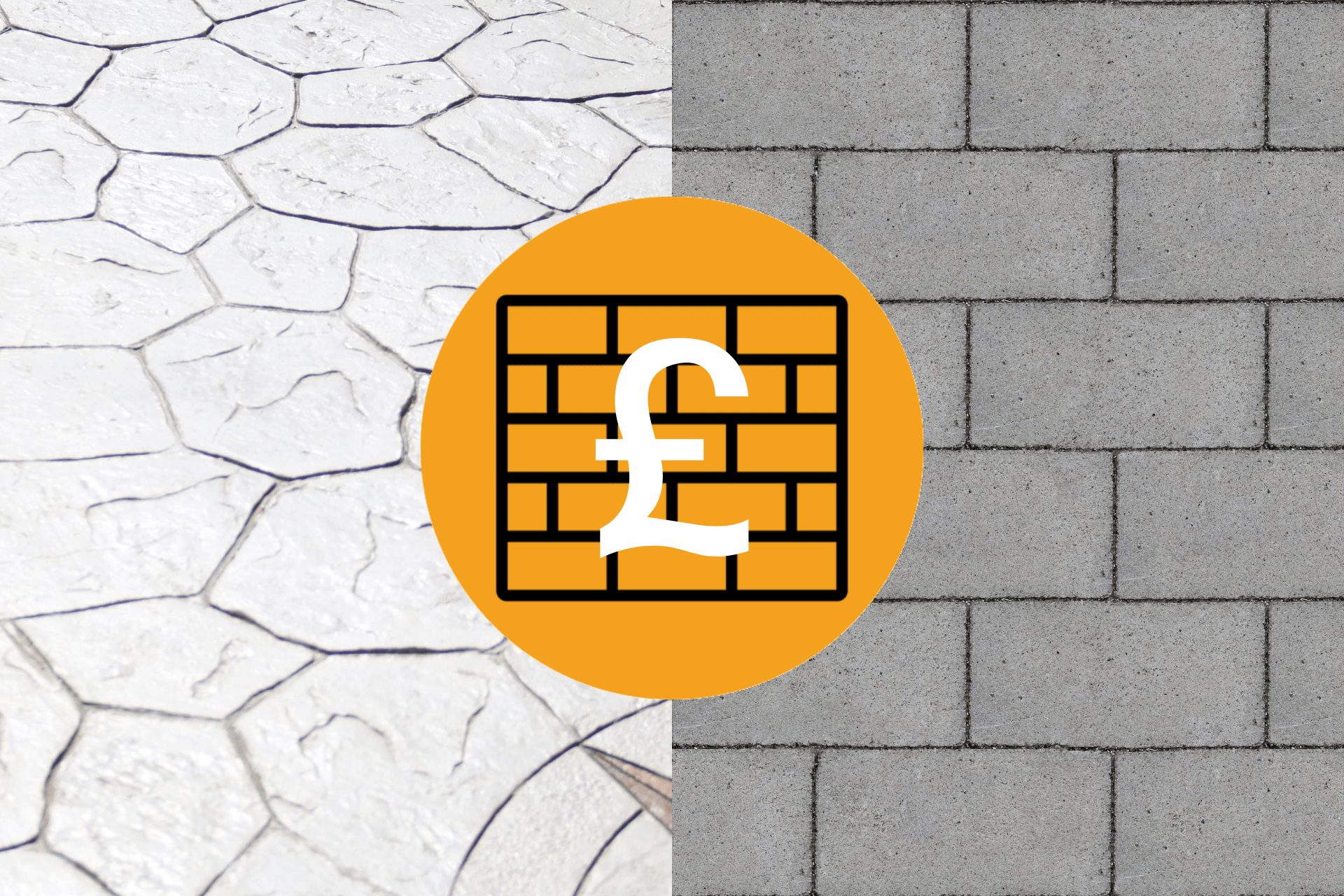 Is imprinted concrete cheaper than paving?